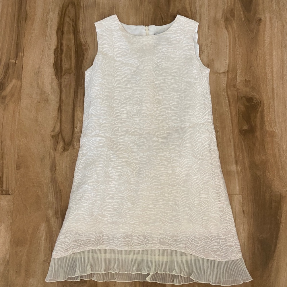 Florence Fancy Girls Ivory Cream Lace Shift Dress Size 8 NWT